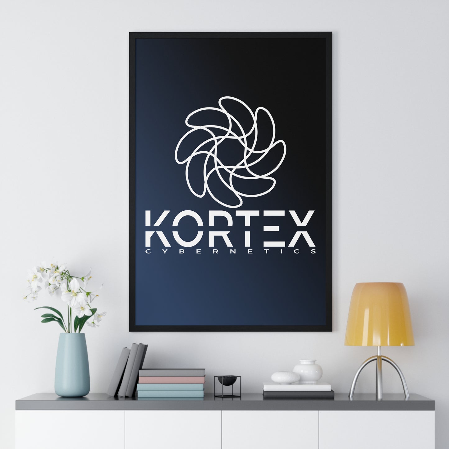 Kortex Cybernetics - Vertical Framed Poster