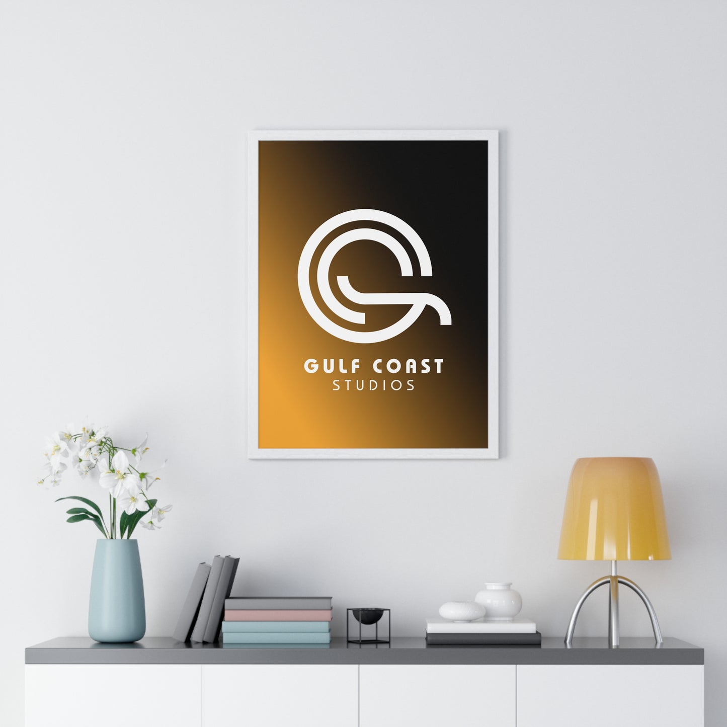 Gulf Coast Studios - Vertical Framed Poster
