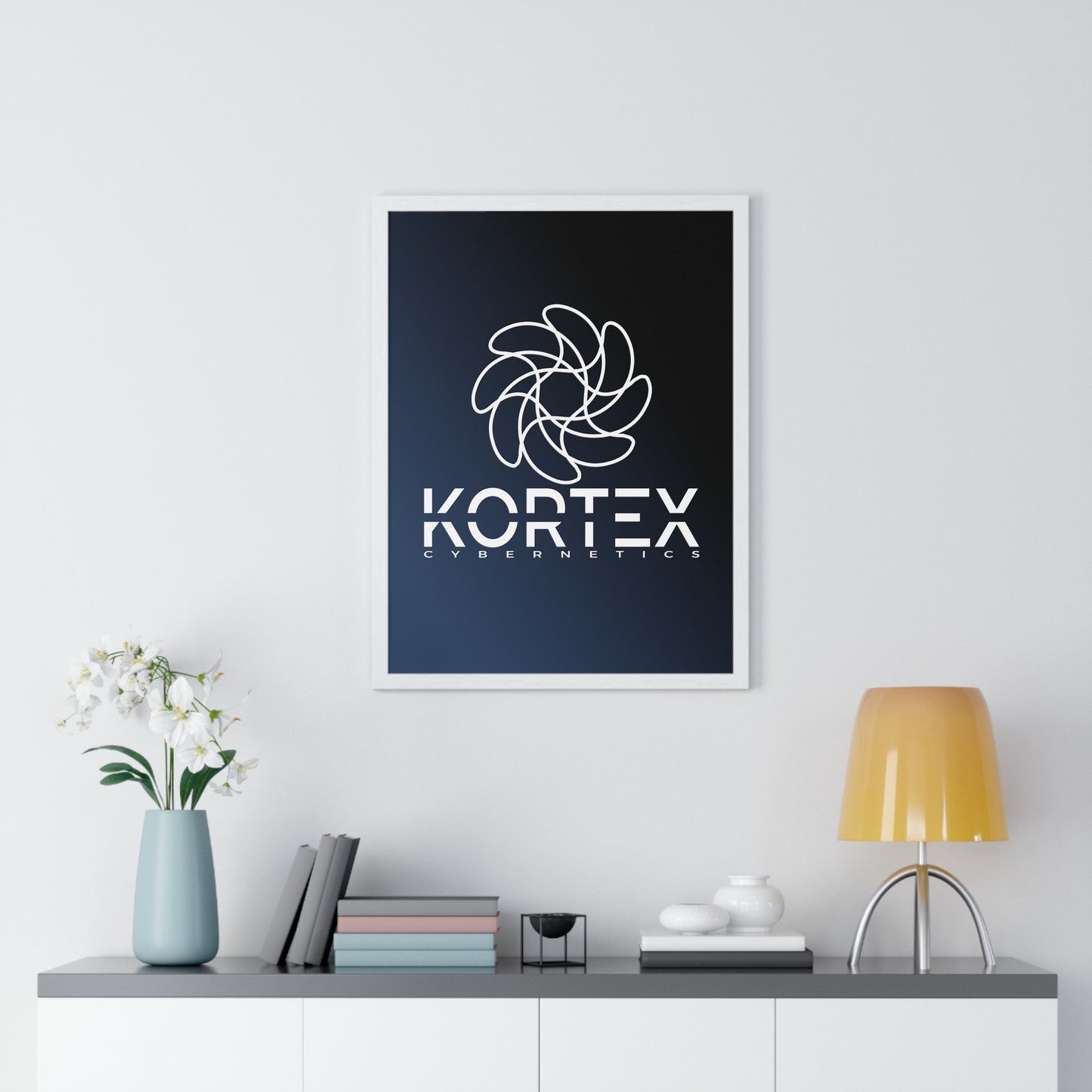 Kortex Cybernetics - Vertical Framed Poster