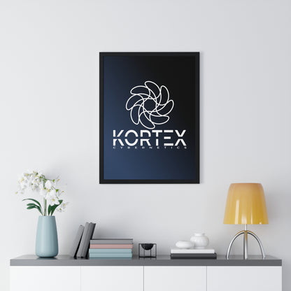 Kortex Cybernetics - Vertical Framed Poster
