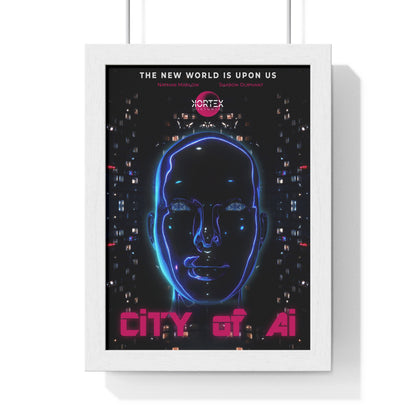 City of Ai - Vertical Framed Poster