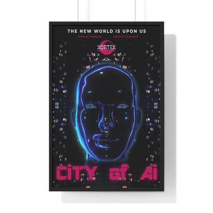 City of Ai - Vertical Framed Poster