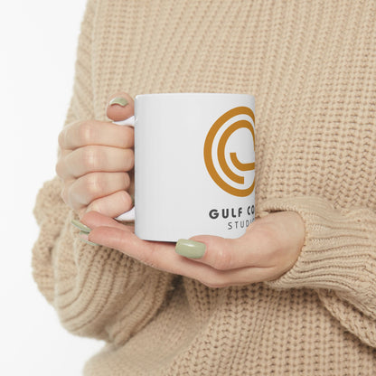 Gulf Coast Studios Logo Mug — Ceramic Coffee Cup (11oz & 15oz)