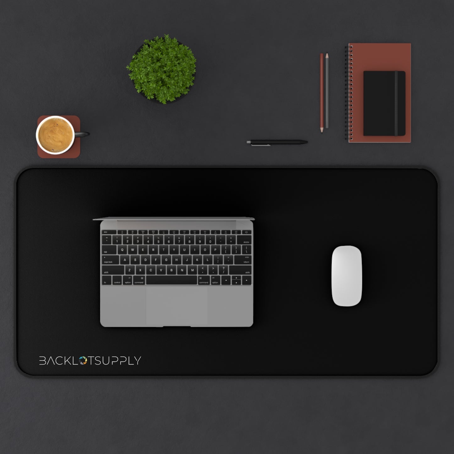 BACKLOT SUPPLY — Minimalist Anti-Slip Desk Mat for Office
