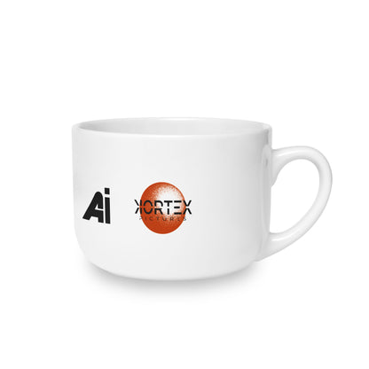 White Ceramic Latte Mug, City Of Ai
