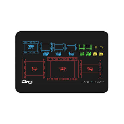 FOR-MATS Series: "Motion Picture Film Formats" - Desk / Camera Cart Mat