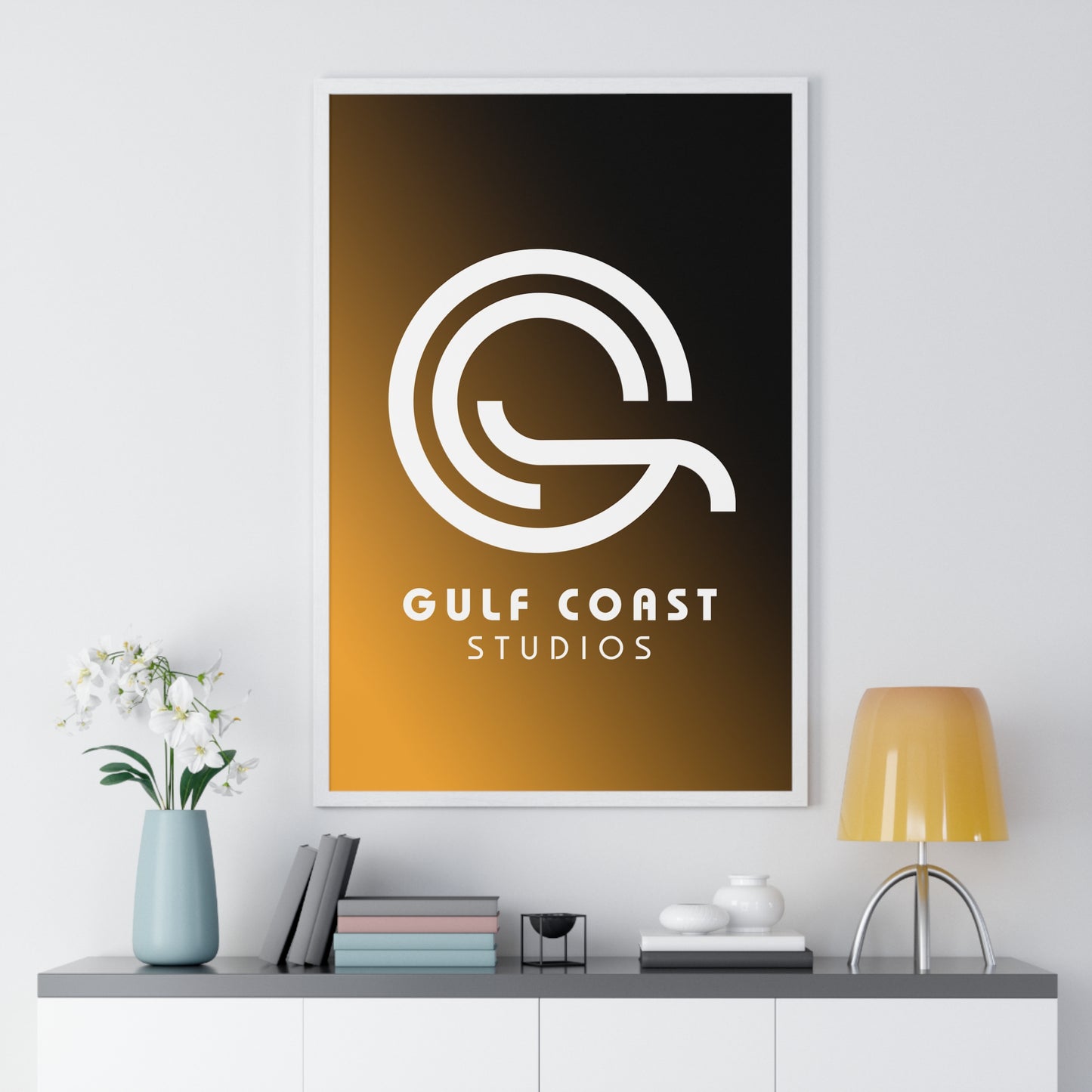 Gulf Coast Studios - Vertical Framed Poster