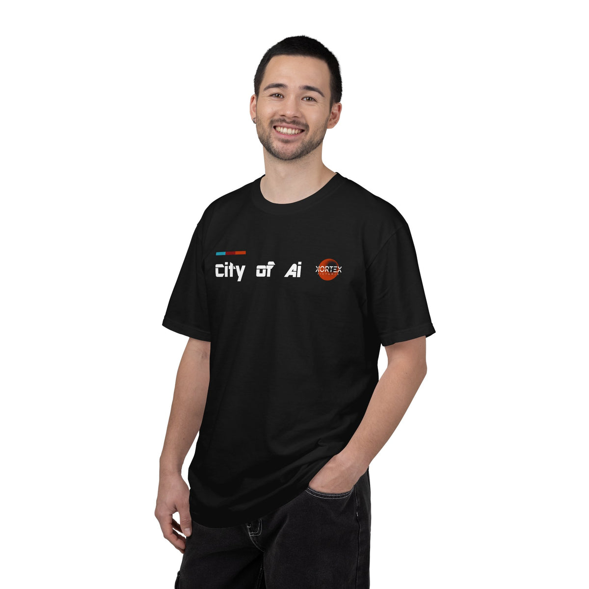 "City of Ai' - Unisex Garment-Dyed T-shirt