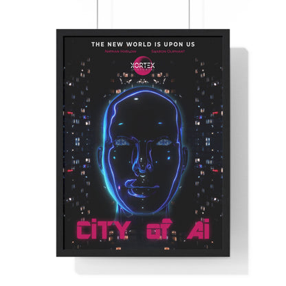 City of Ai - Vertical Framed Poster