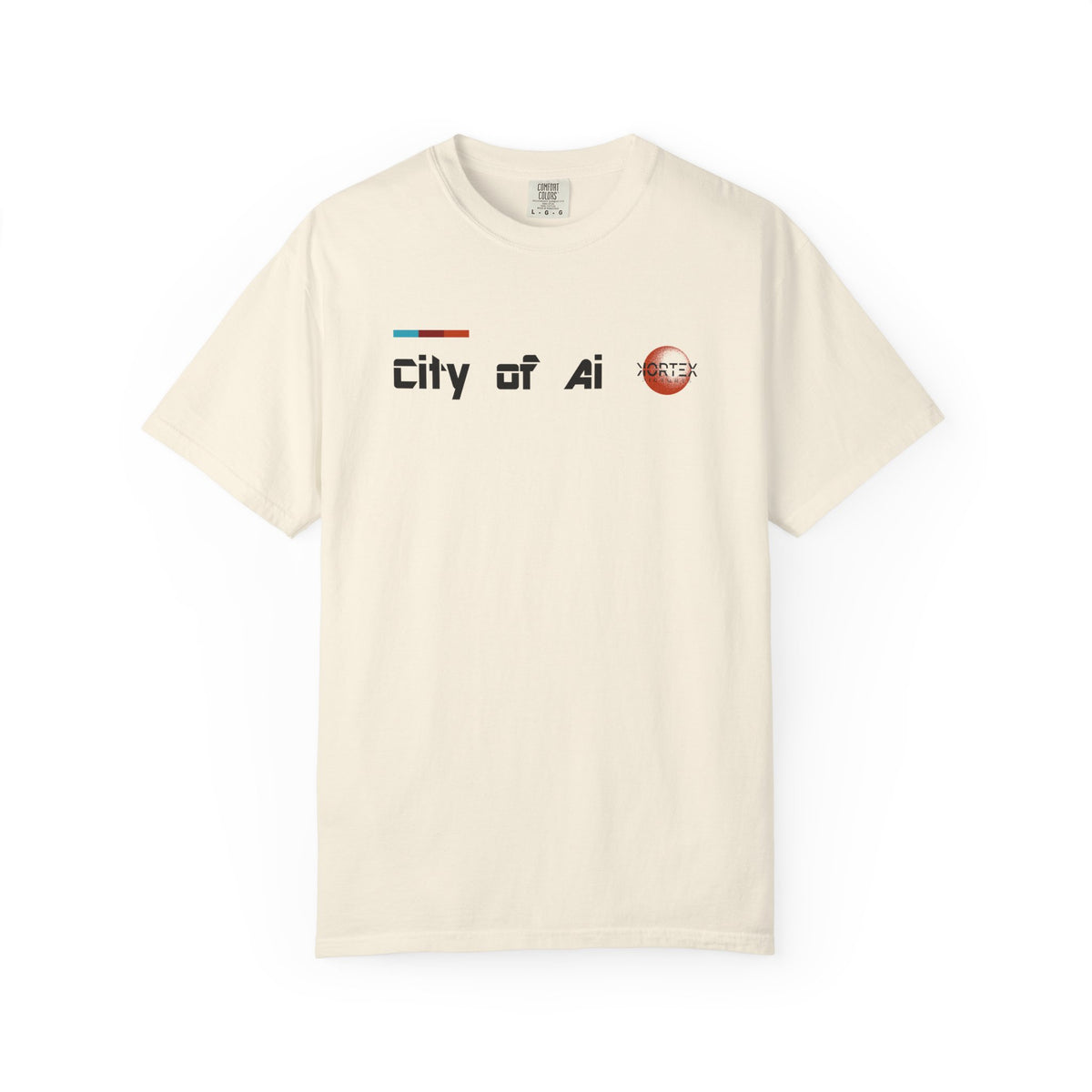 "City of Ai' - Unisex Garment-Dyed T-shirt