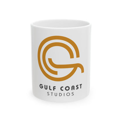 Gulf Coast Studios Logo Mug — Ceramic Coffee Cup (11oz & 15oz)