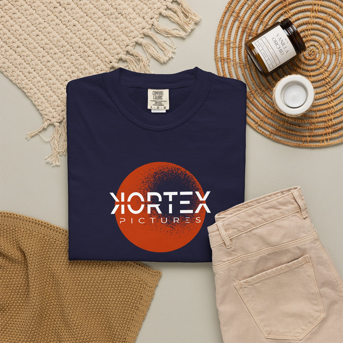 Kortex Pictures - Unisex Garment-Dyed T-shirt logo