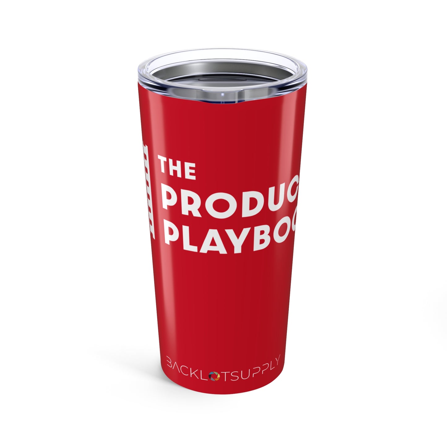 The Production Playbook 20oz Tumbler – Red Insulated Travel Cup