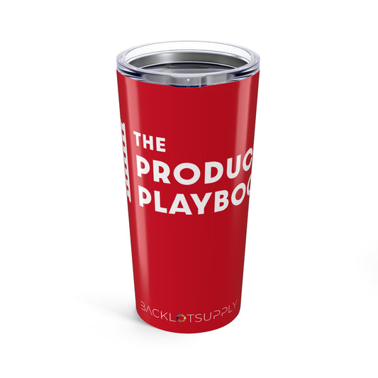 The Production Playbook 20oz Tumbler – Red Insulated Travel Cup