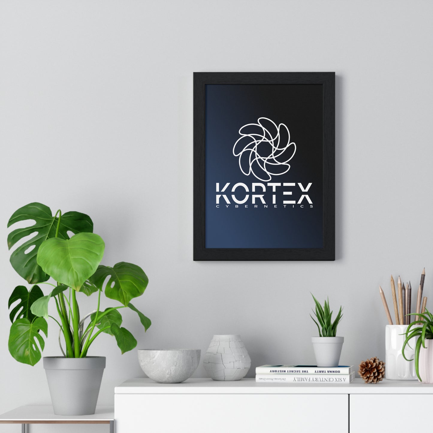 Kortex Cybernetics - Vertical Framed Poster