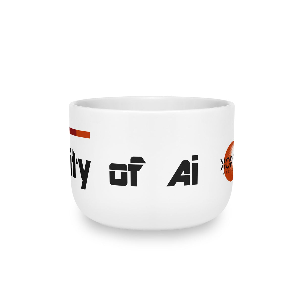 White Ceramic Latte Mug, City Of Ai