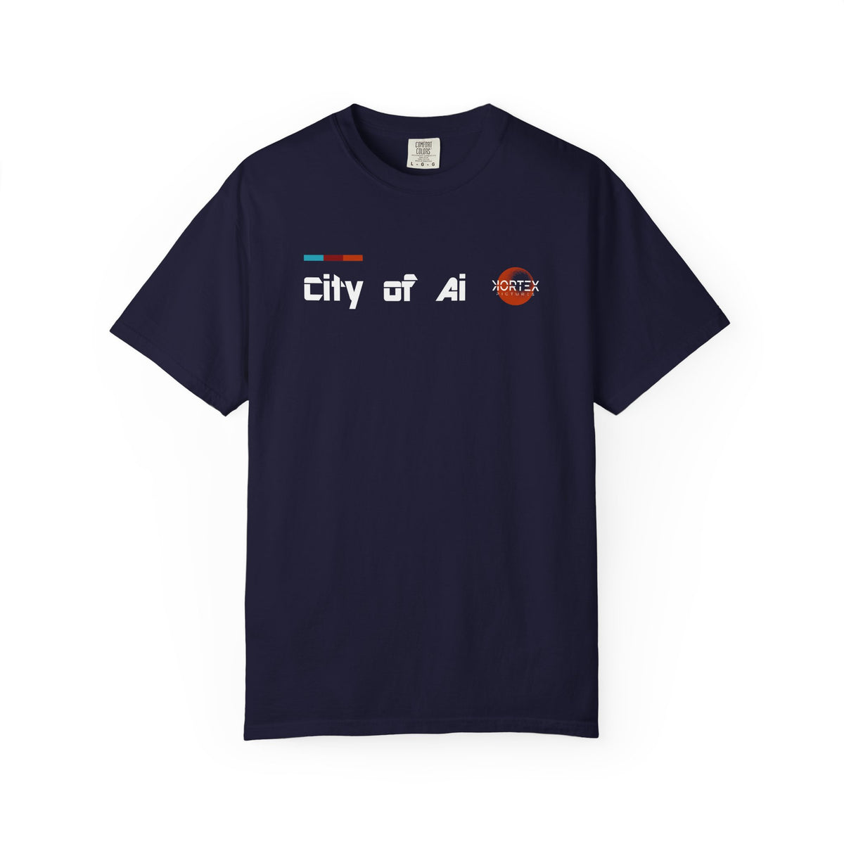 "City of Ai' - Unisex Garment-Dyed T-shirt