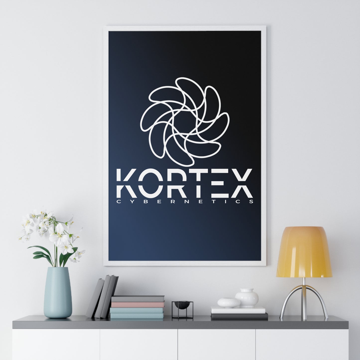 Kortex Cybernetics - Vertical Framed Poster