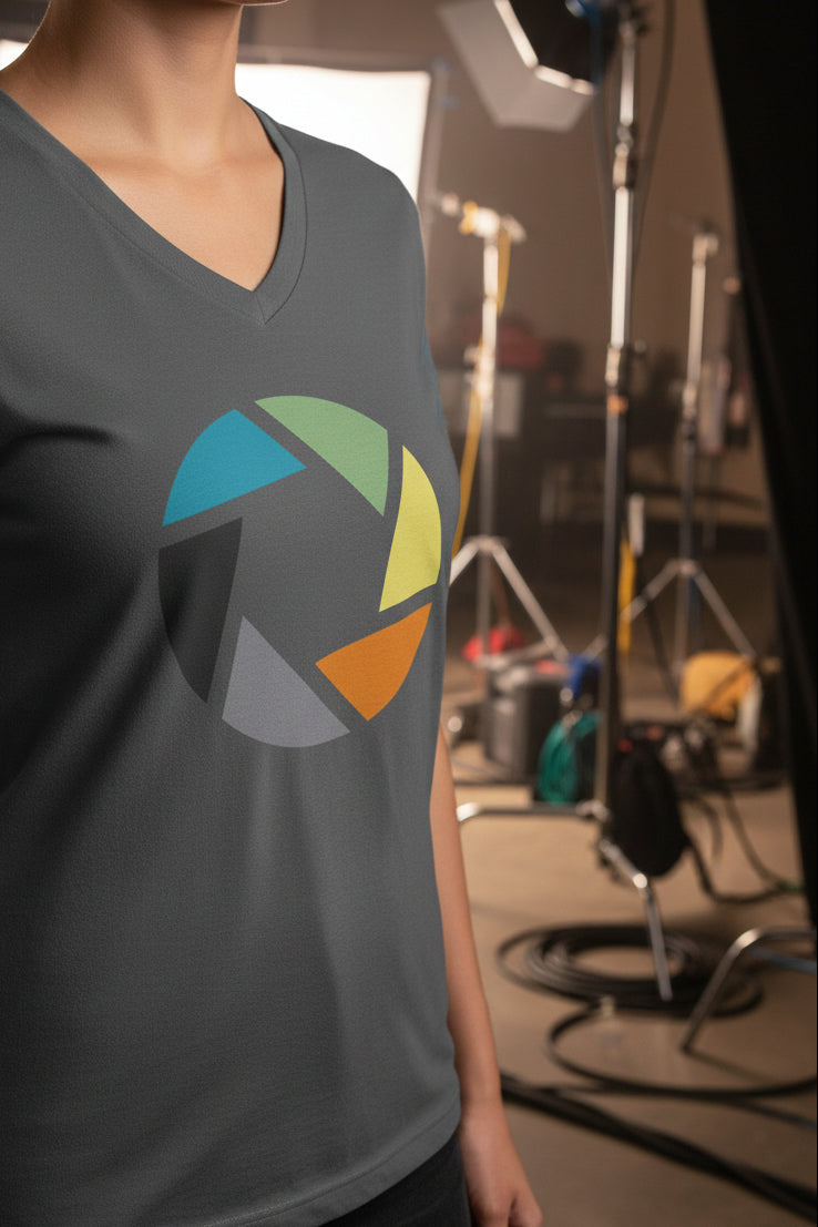 BackLot Supply Aperture - V-Neck Tee