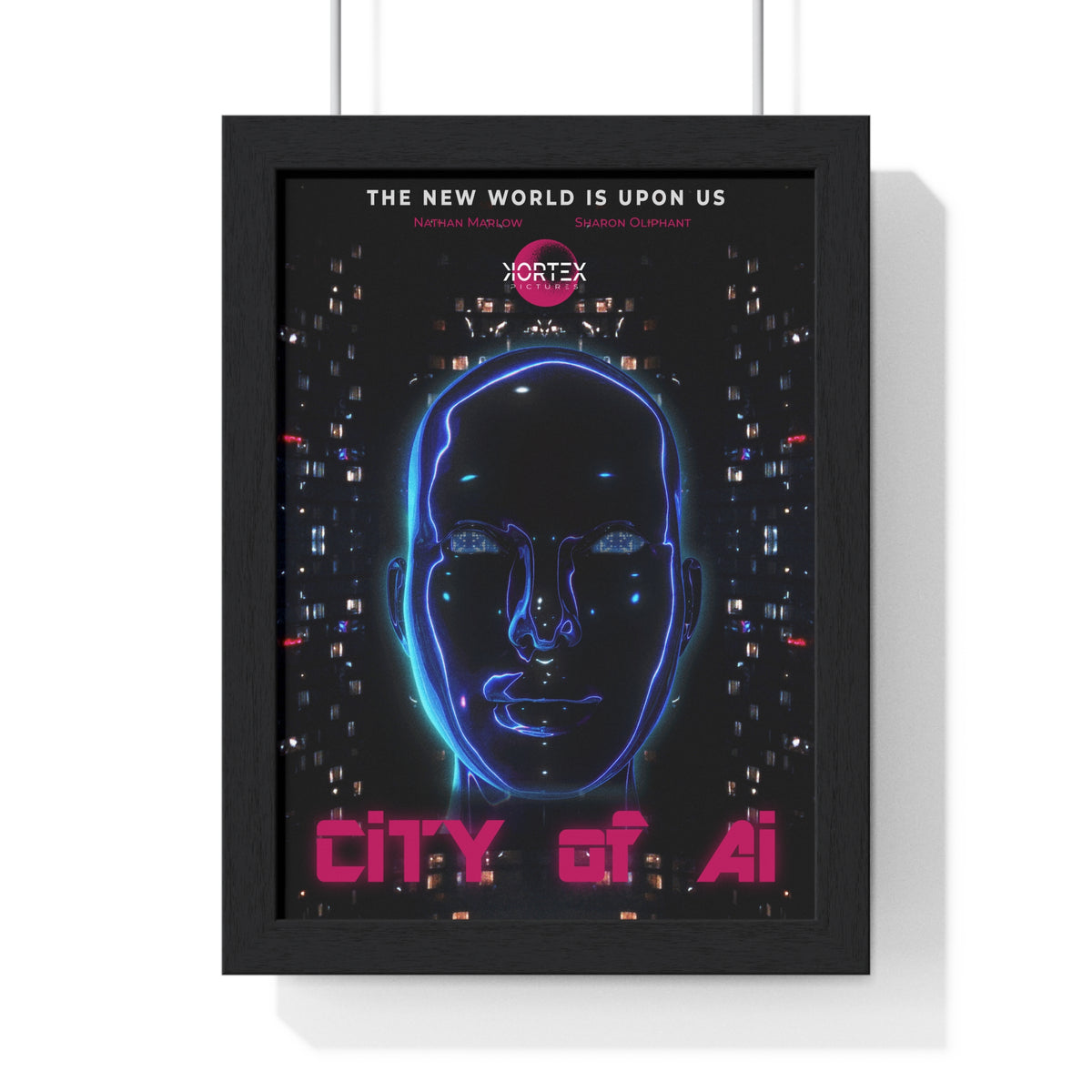 City of Ai - Vertical Framed Poster