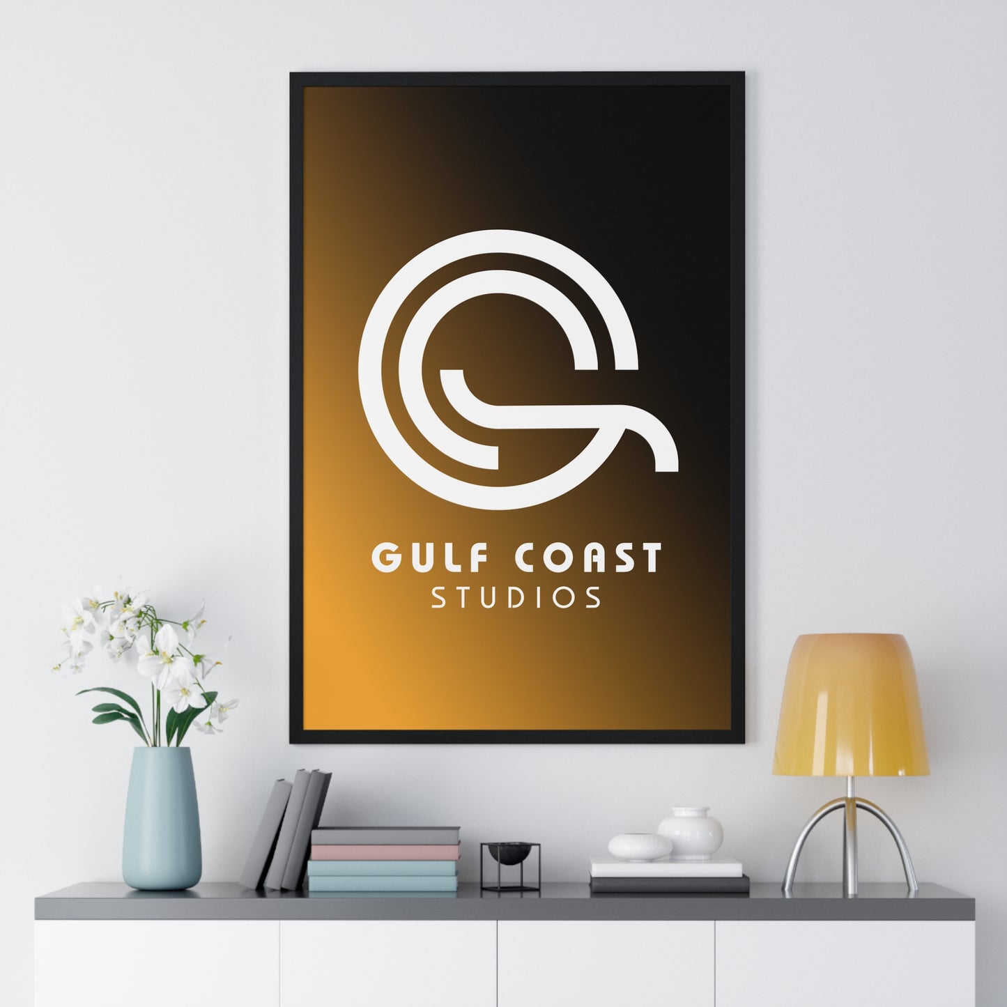 Gulf Coast Studios - Vertical Framed Poster