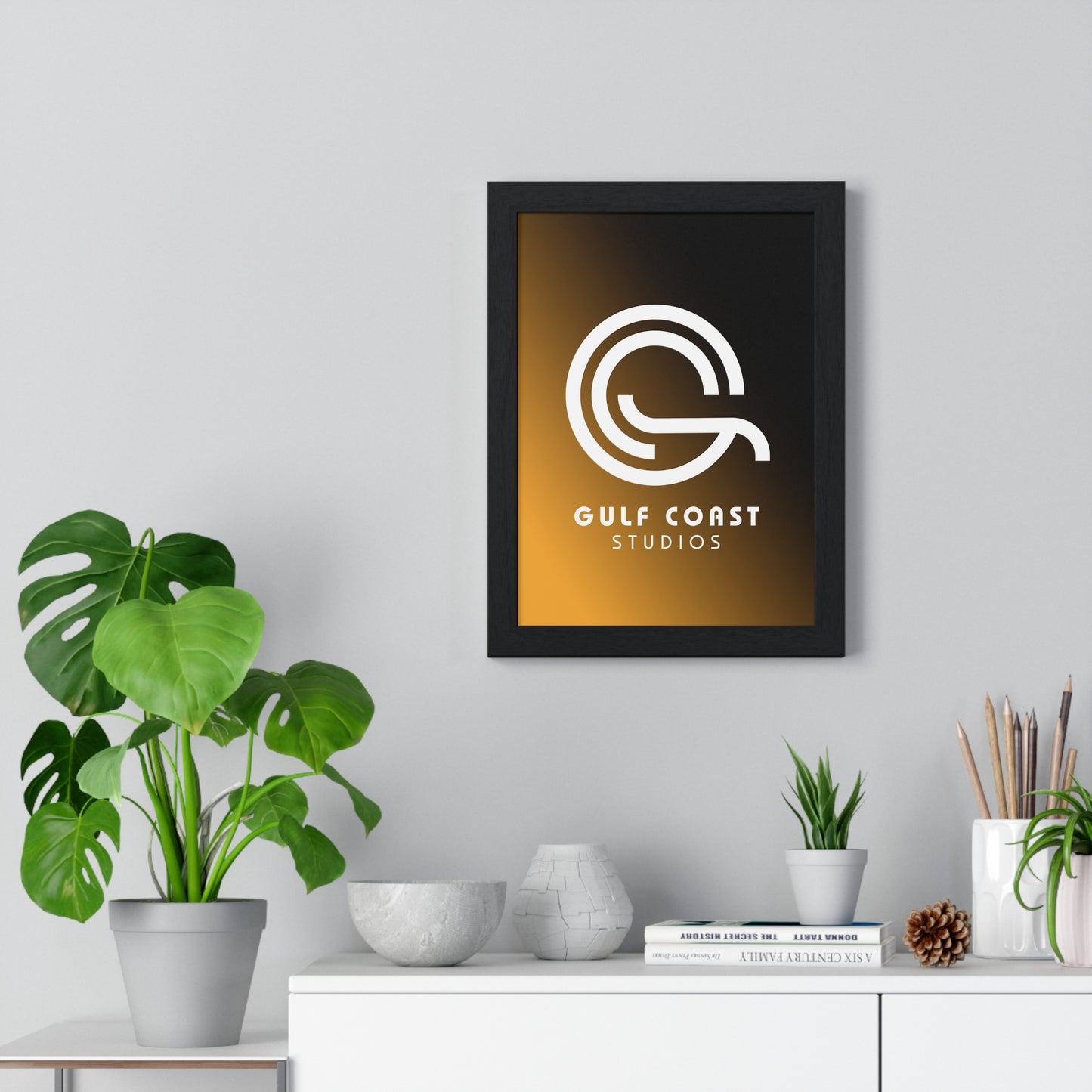 Gulf Coast Studios - Vertical Framed Poster