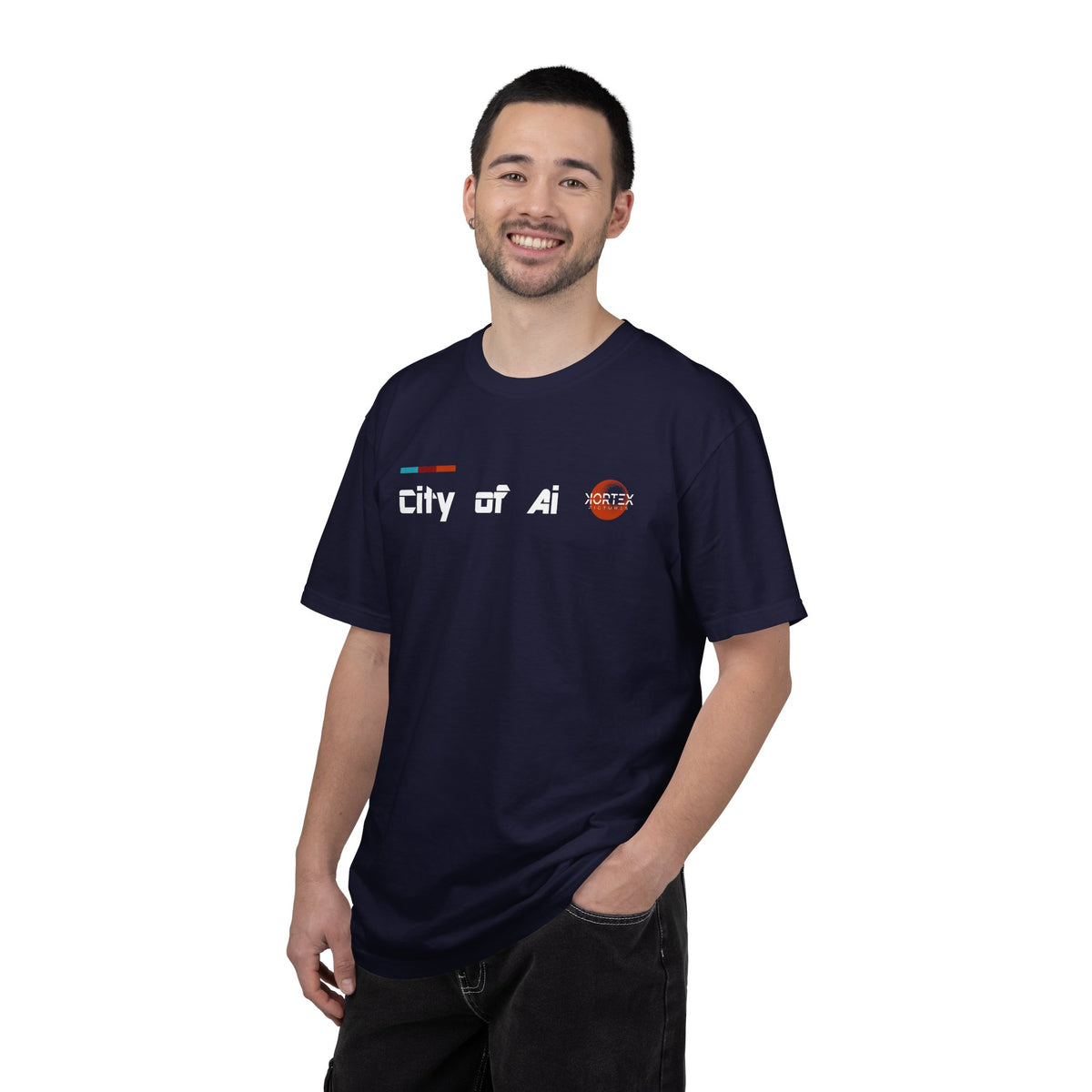 "City of Ai' - Unisex Garment-Dyed T-shirt
